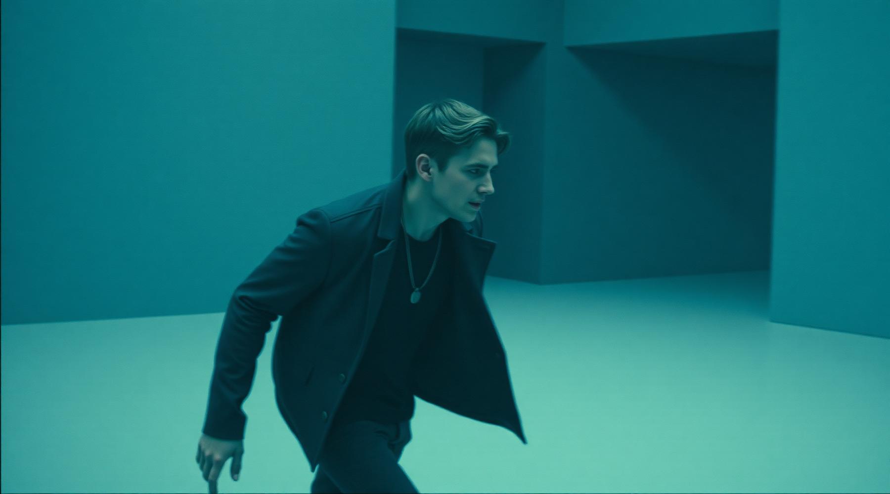 Cinematic still from Keanu's reel